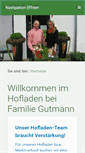 Mobile Screenshot of gemuesebau-gutmann.de